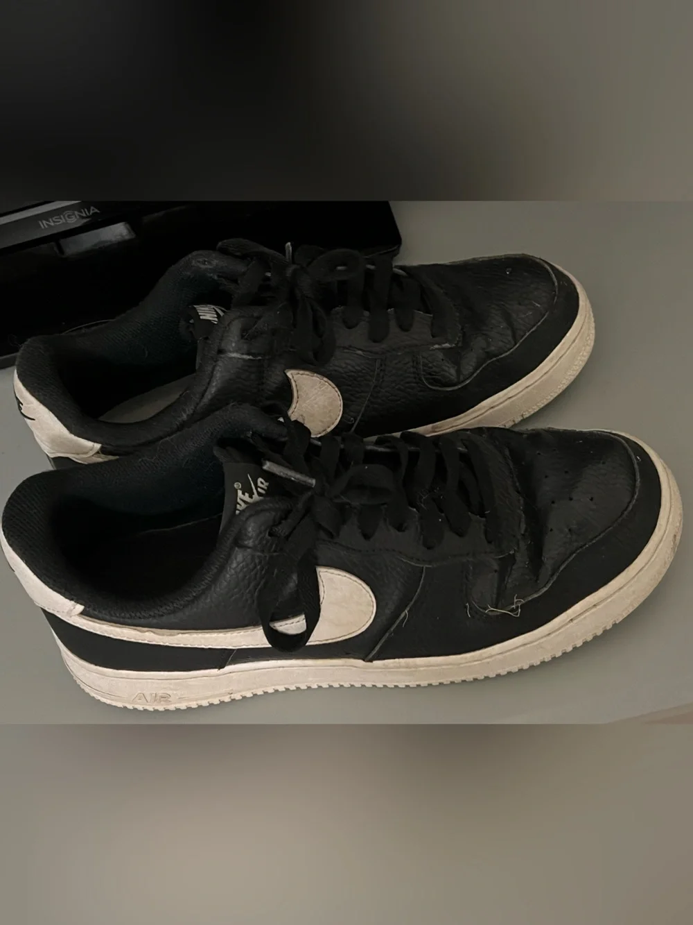 Nike Black and White Low-Top Sneakers